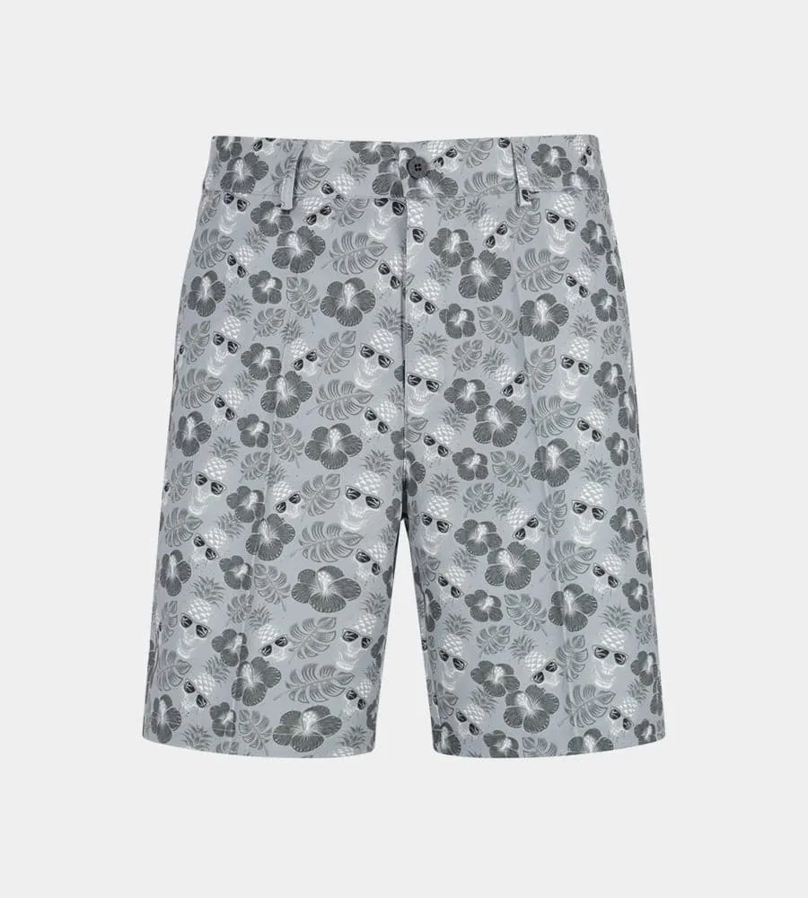 CLIMA PINEAPPLE SKULLZ SHORTS - GREY