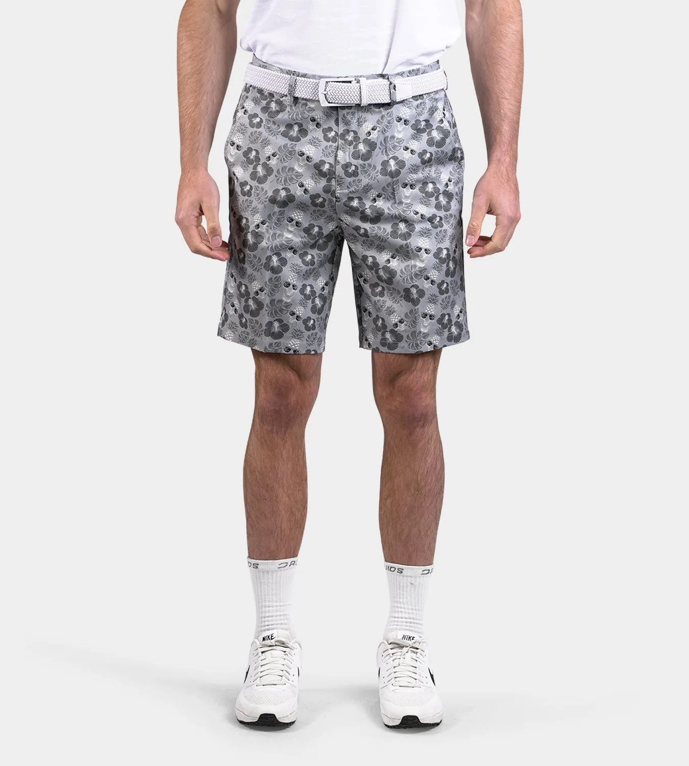 CLIMA PINEAPPLE SKULLZ SHORTS - GREY