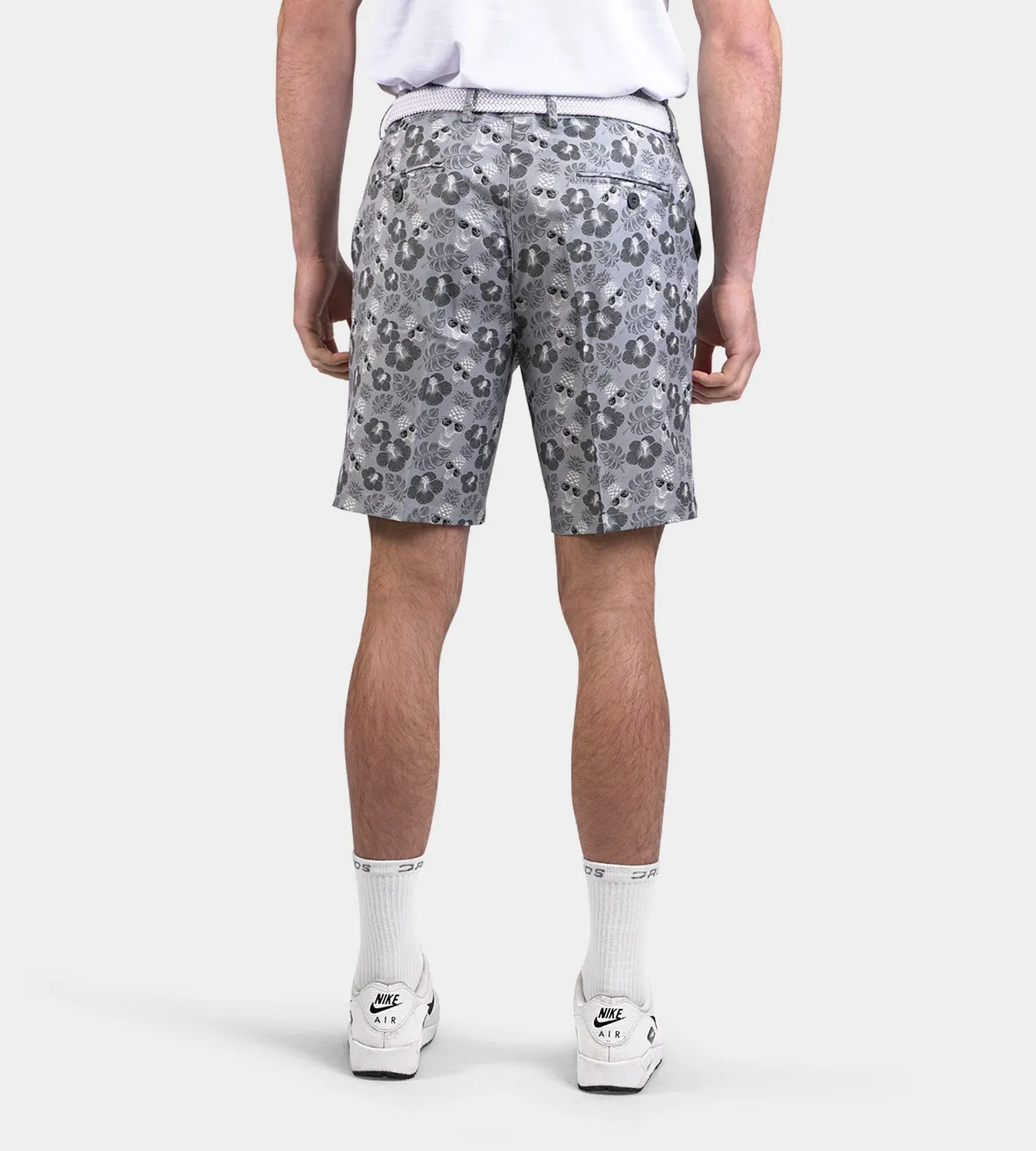 CLIMA PINEAPPLE SKULLZ SHORTS - GREY