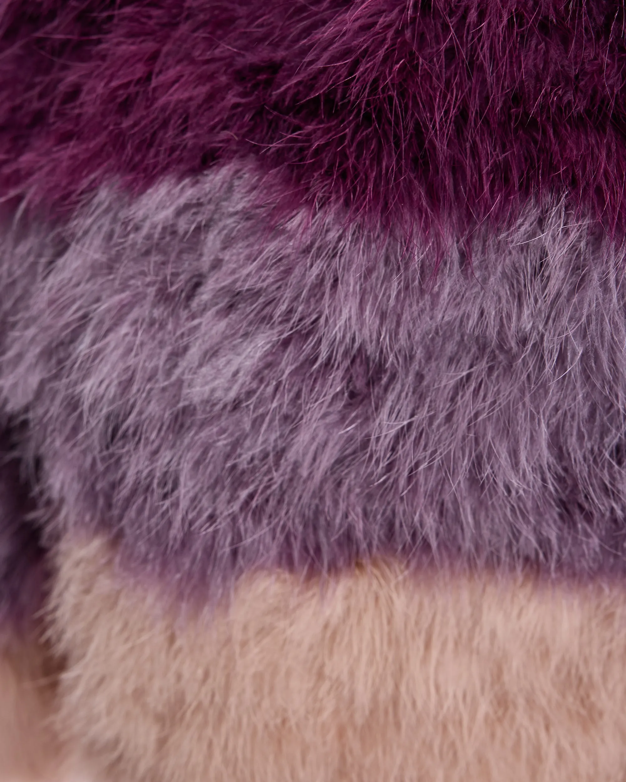 Collarless Feather Bolero