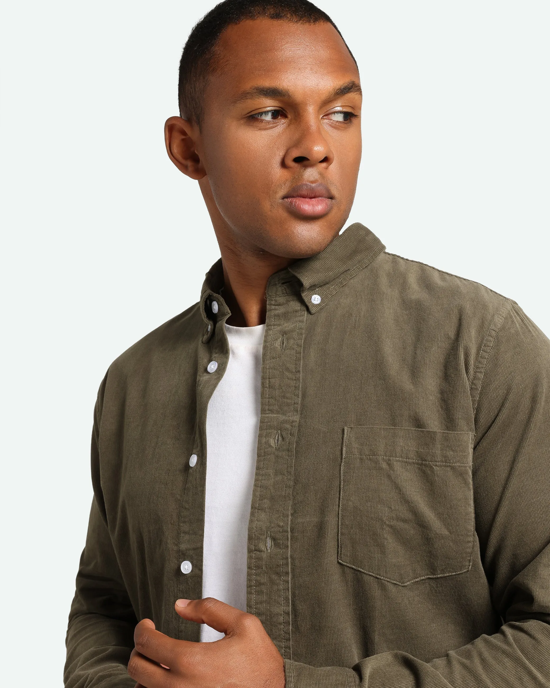 Colt long sleeved shirt 3758 - Dusty Olive