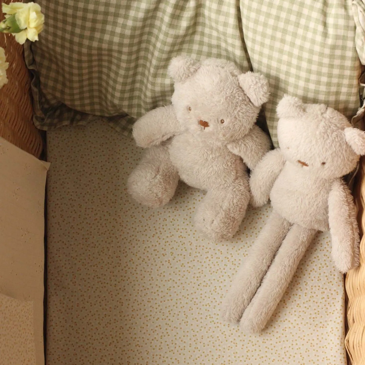 Cotbed Fitted Sheet (Daisy Meadow)