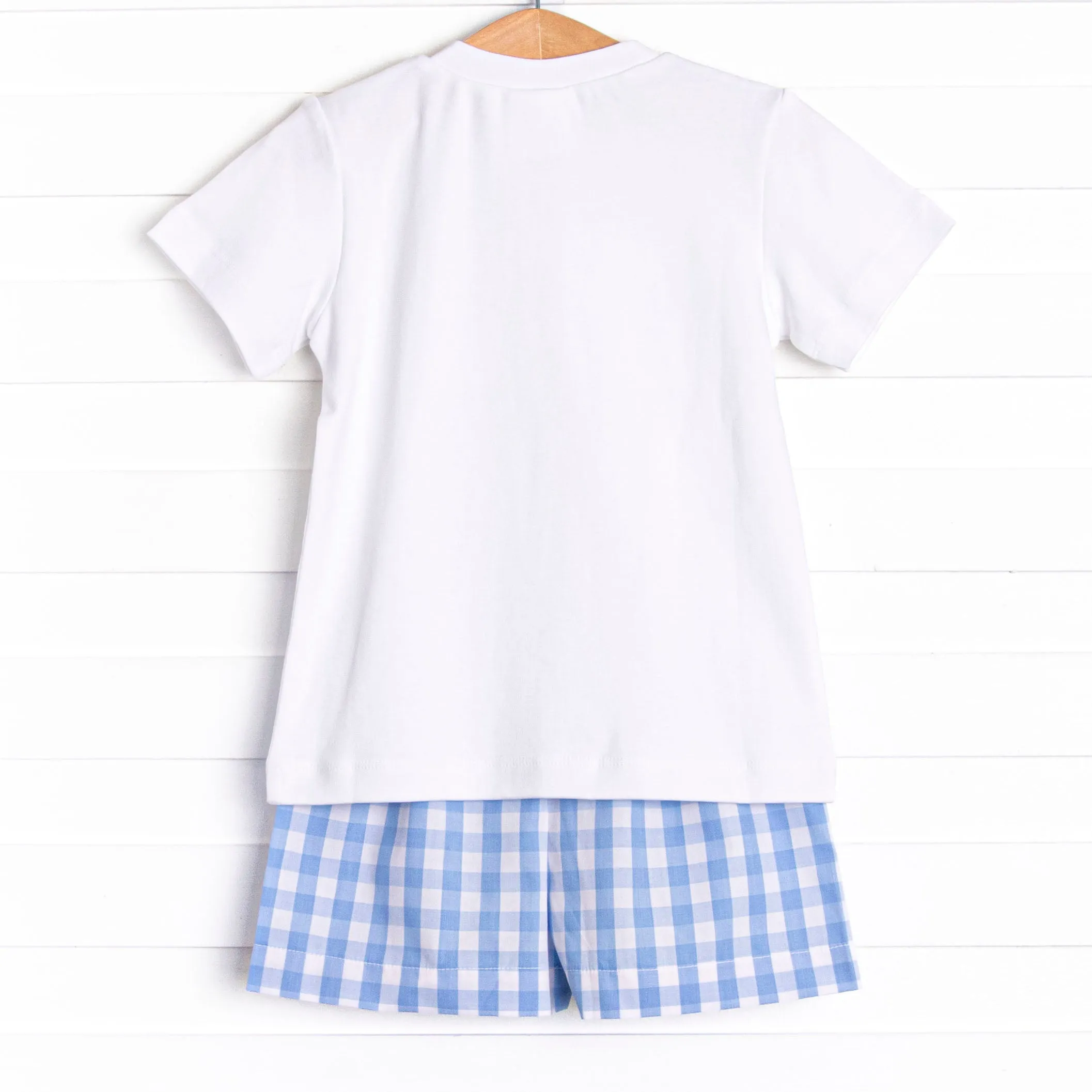 Country Club Cruisin' Smocked Short Set, Blue