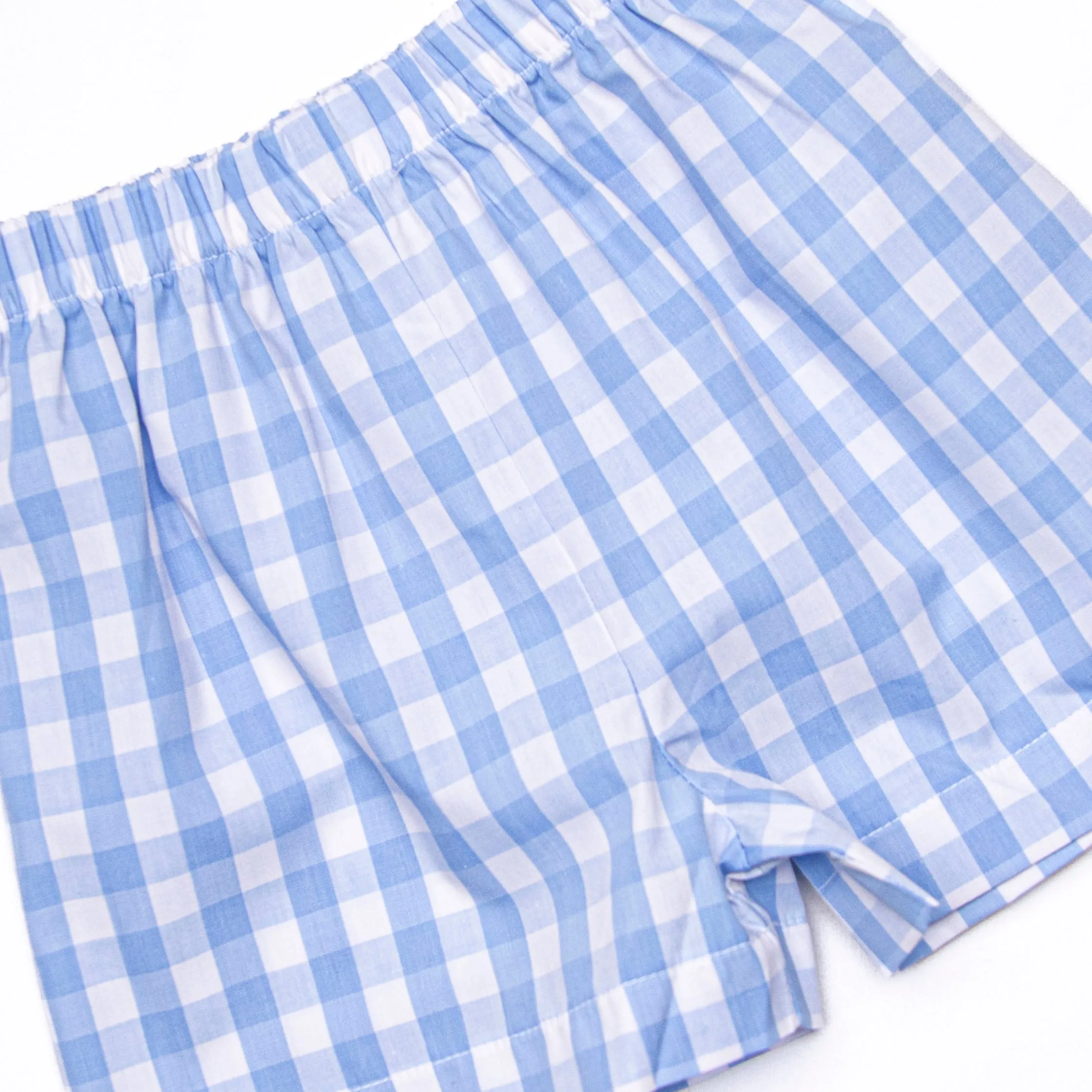Country Club Cruisin' Smocked Short Set, Blue