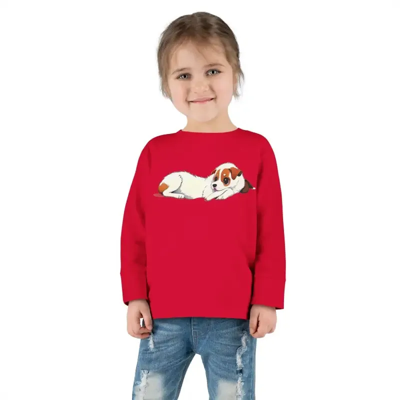 Cozy Cotton Long Sleeve Tee for Happy Toddlers