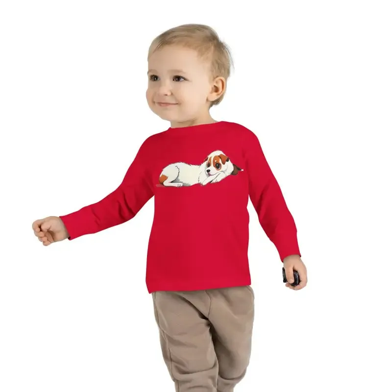 Cozy Cotton Long Sleeve Tee for Happy Toddlers