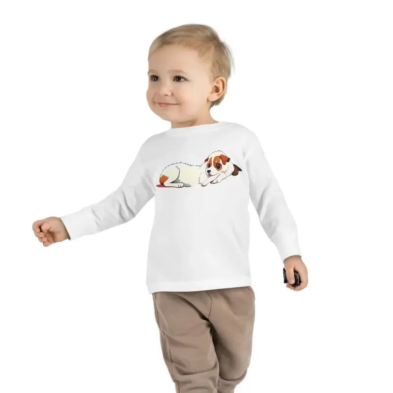 Cozy Cotton Long Sleeve Tee for Happy Toddlers