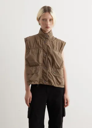 Cropped Exhale Puffa Vest