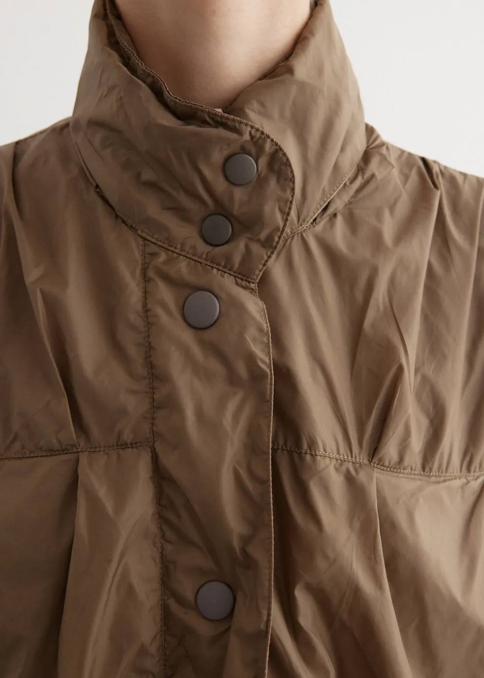 Cropped Exhale Puffa Vest