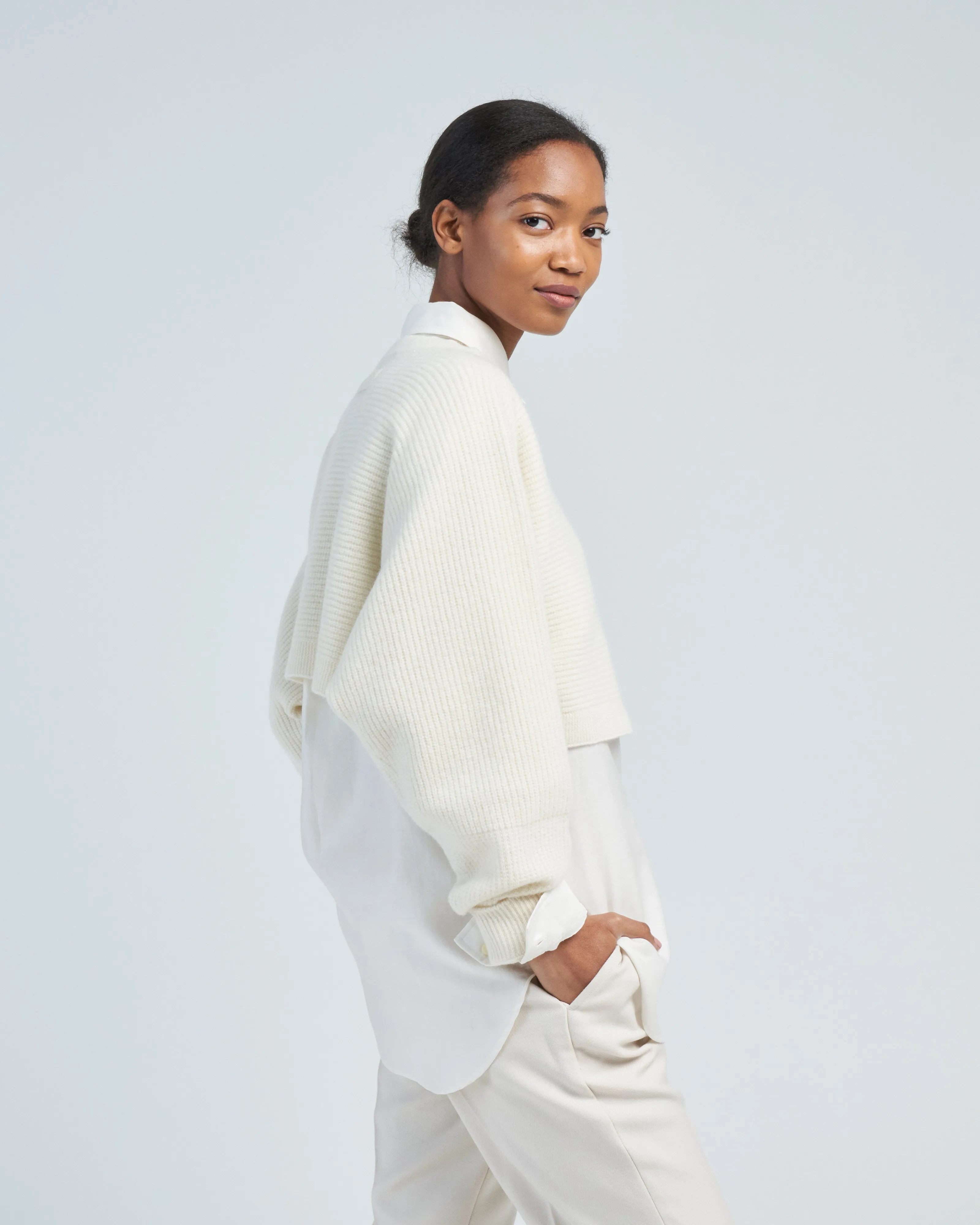 cropped sweater