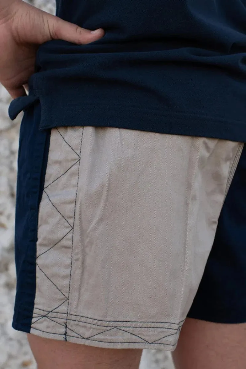 Crowbar Shorts Boys Andy Harlequin Drill