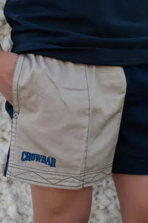 Crowbar Shorts Boys Andy Harlequin Drill