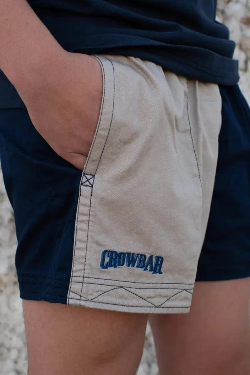 Crowbar Shorts Boys Andy Harlequin Drill