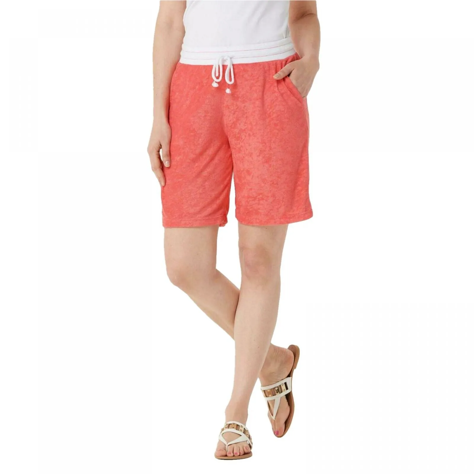 Cuddl Duds Women's Sun Baby Terry Shorts