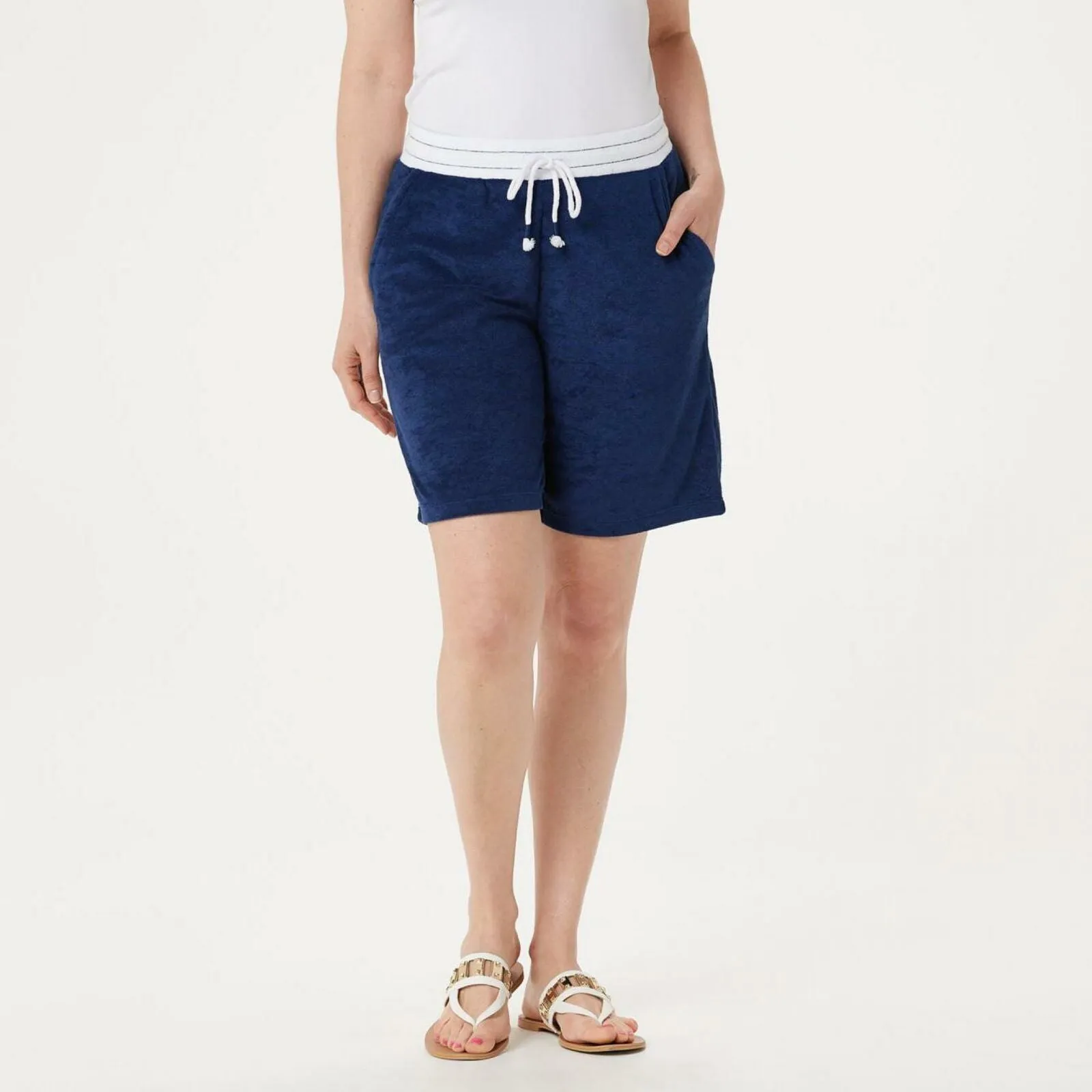 Cuddl Duds Women's Sun Baby Terry Shorts
