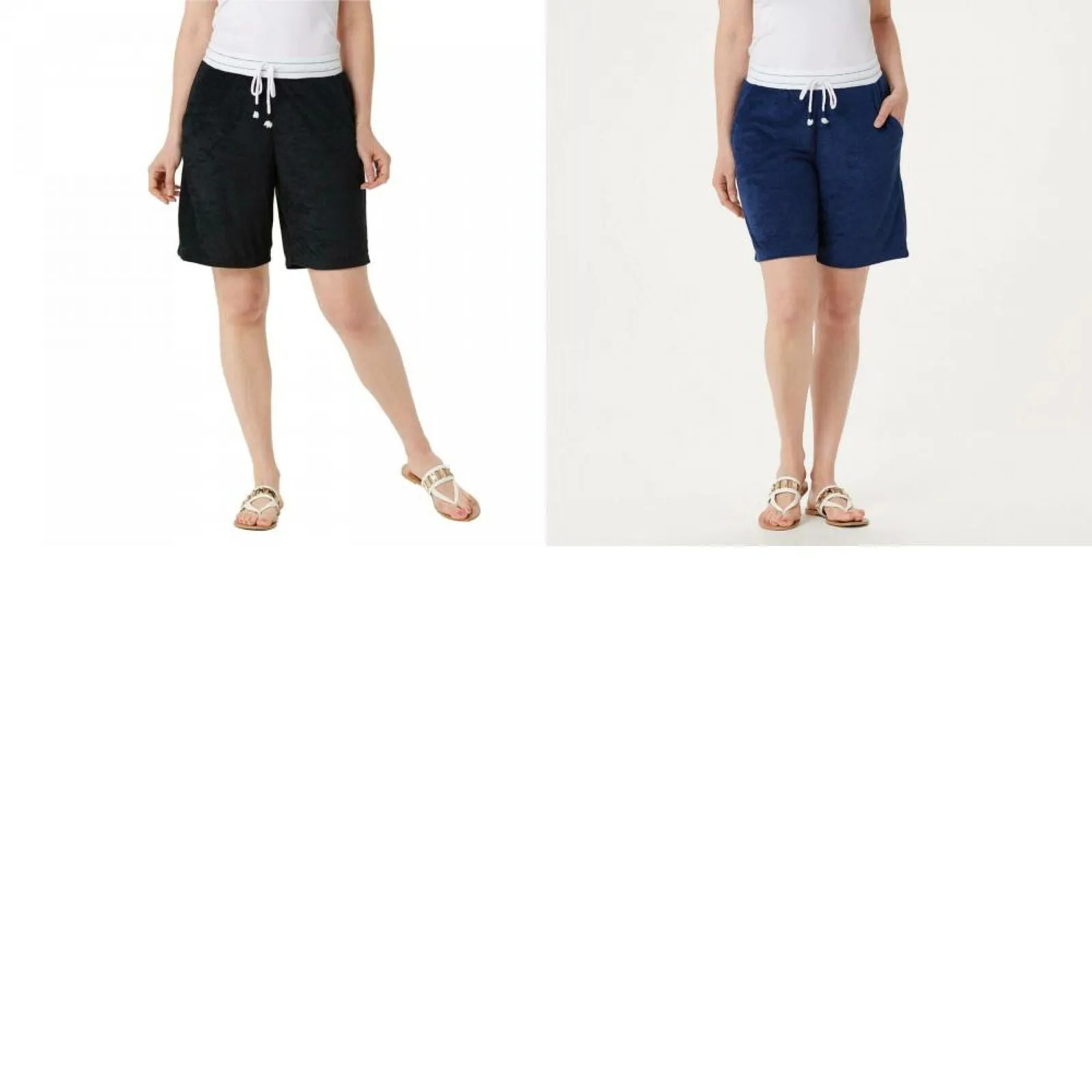 Cuddl Duds Women's Sun Baby Terry Shorts