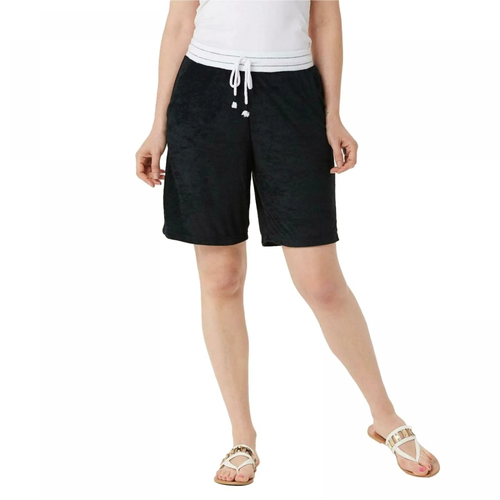 Cuddl Duds Women's Sun Baby Terry Shorts