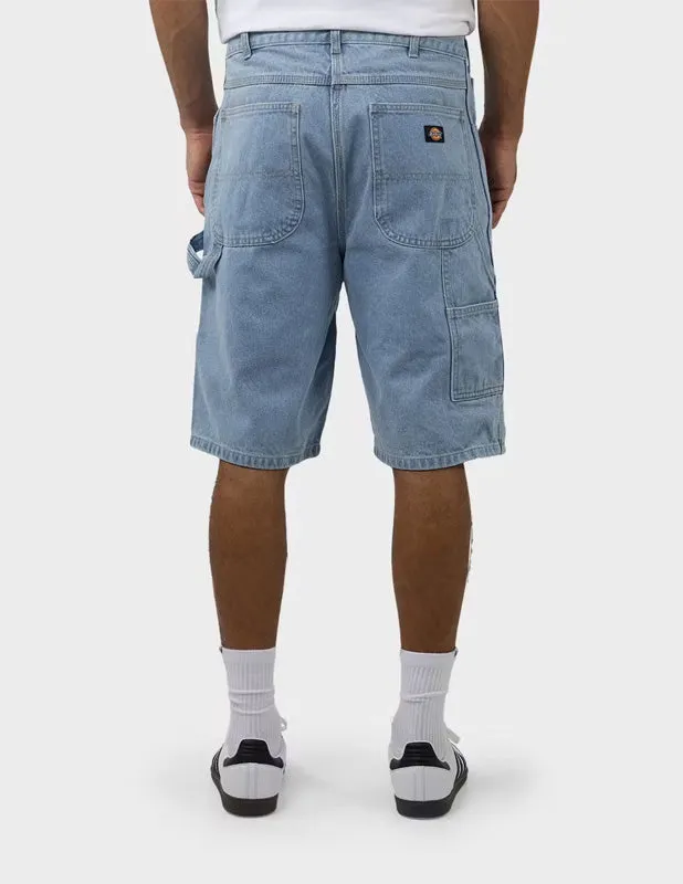 DICKIES - SDX200 11'' Relaxed Fit Denim Carpenter Short - Light Indigo
