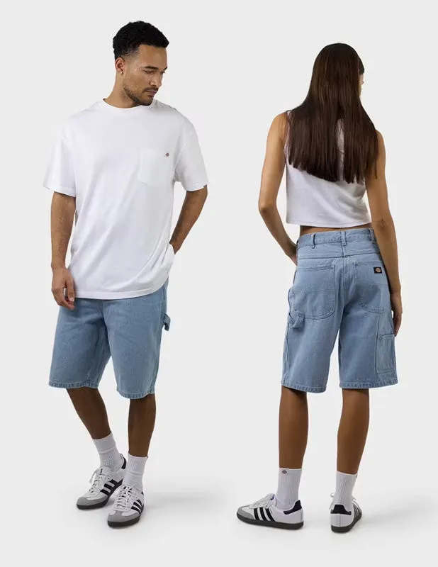DICKIES - SDX200 11'' Relaxed Fit Denim Carpenter Short - Light Indigo