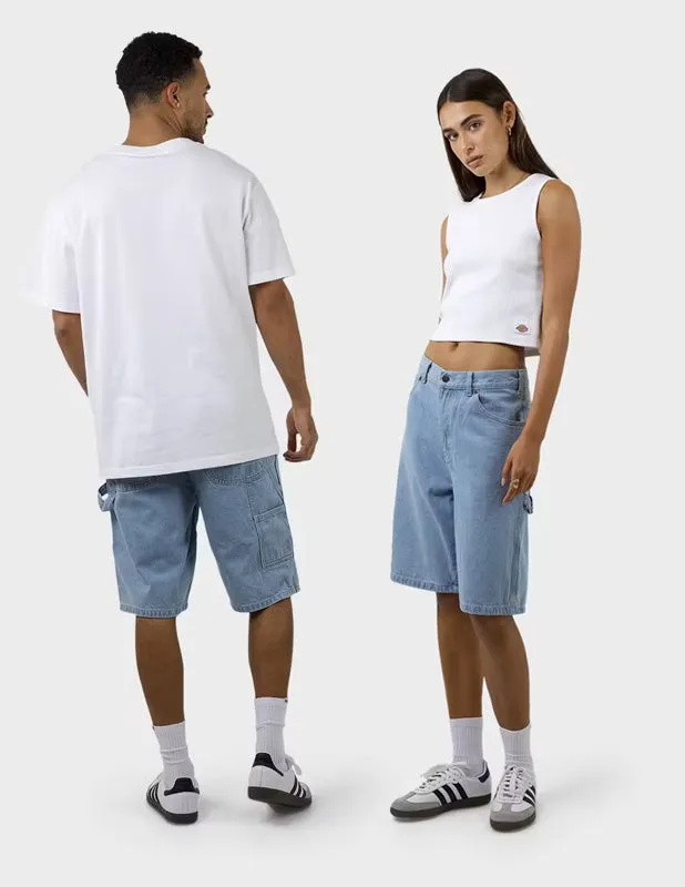 DICKIES - SDX200 11'' Relaxed Fit Denim Carpenter Short - Light Indigo