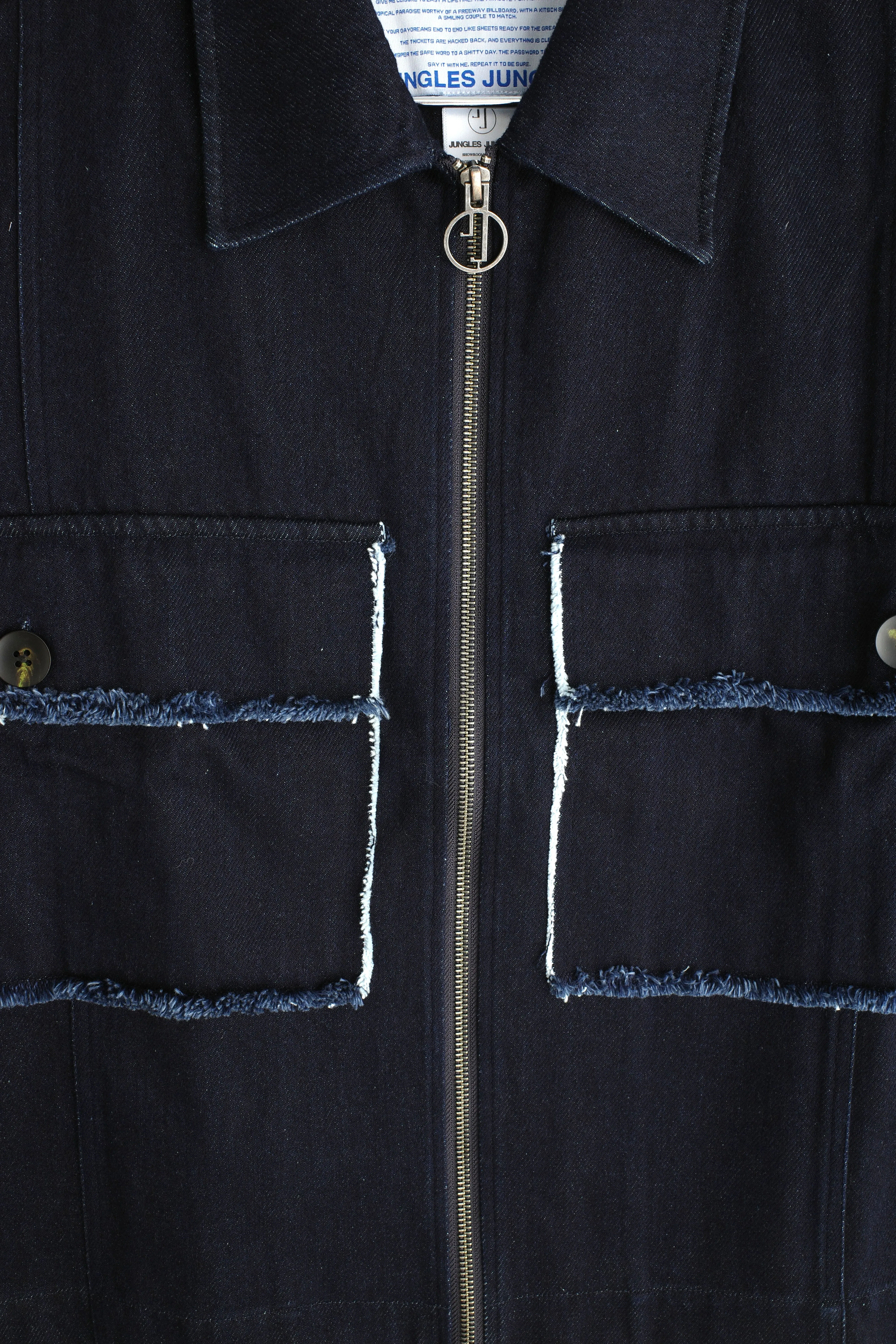 Distressed Denim Trucker Jacket
