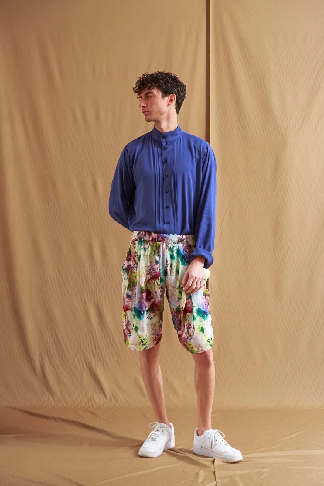 Dome Shorts Printed Bordeaux