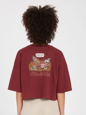 Drumstone T-Shirt - BURGUNDY