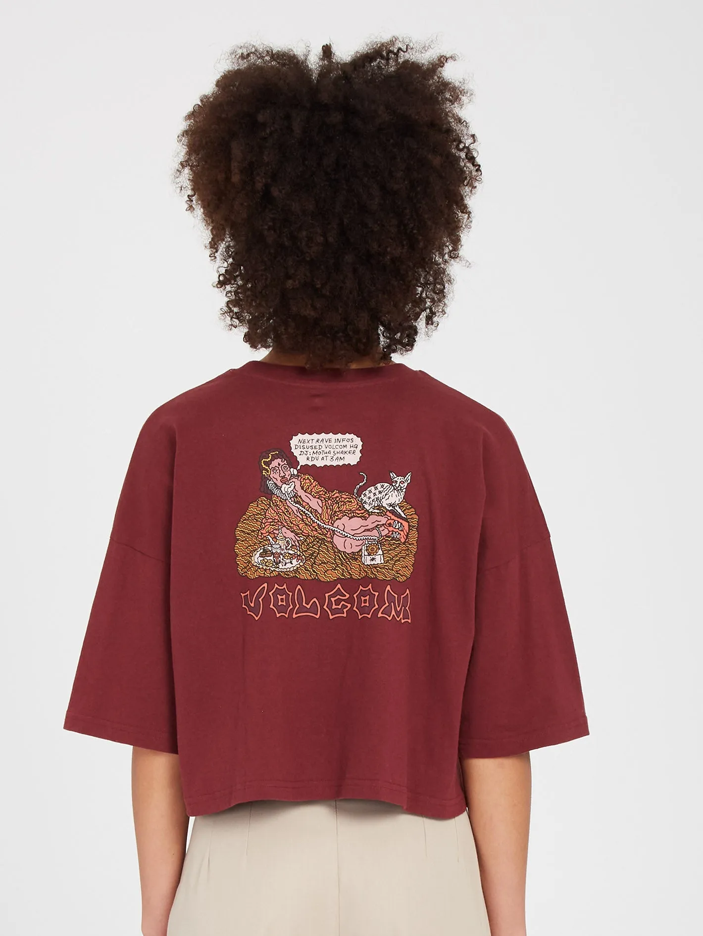 Drumstone T-Shirt - BURGUNDY