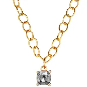 Dyrberg Kern Ramina Gold Necklace - Grey