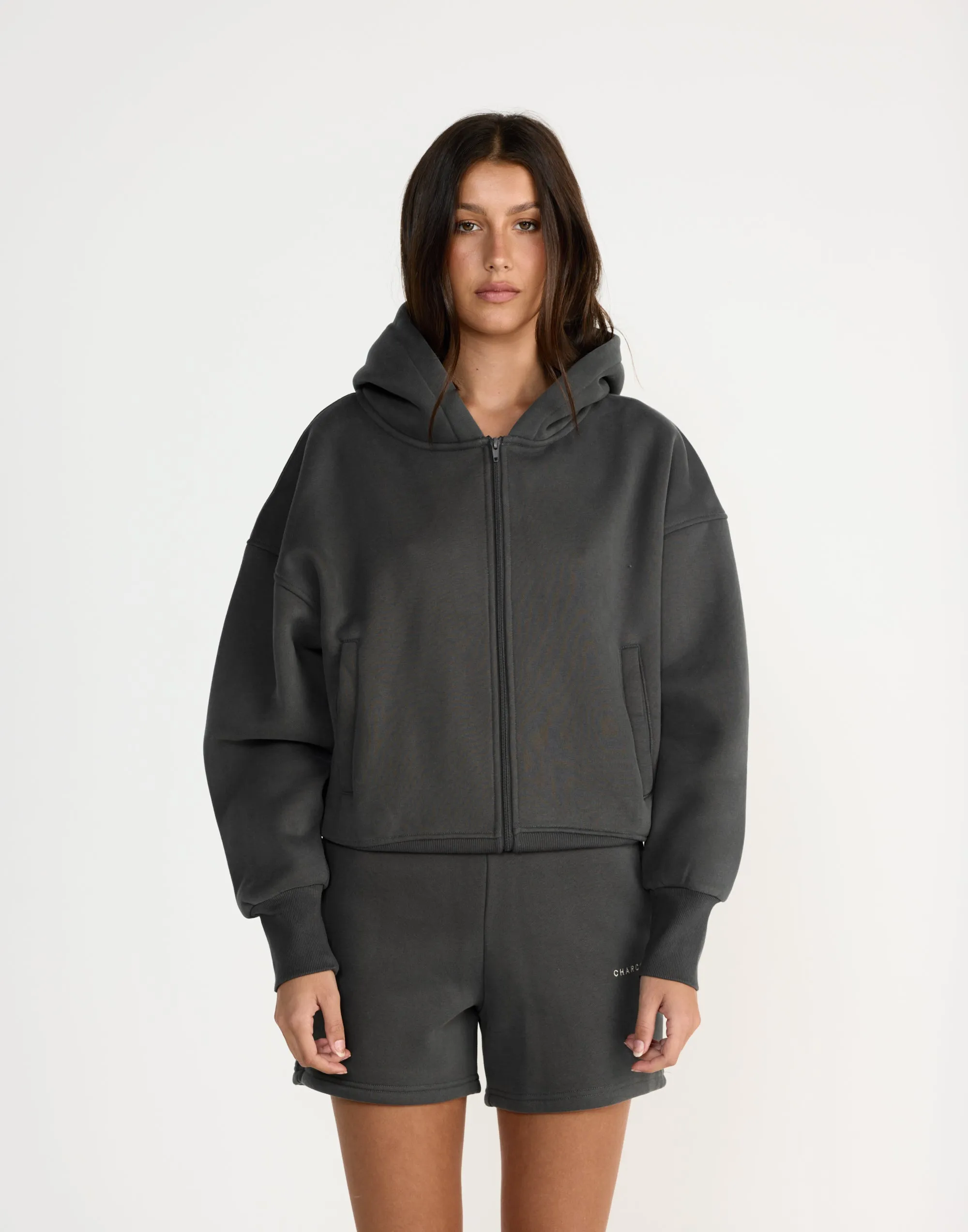 Elija Zip Hoodie (Slate)
