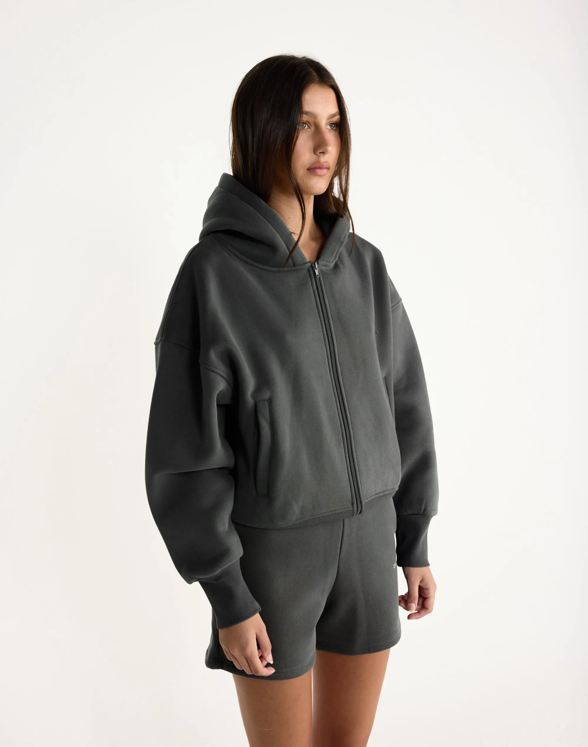 Elija Zip Hoodie (Slate)