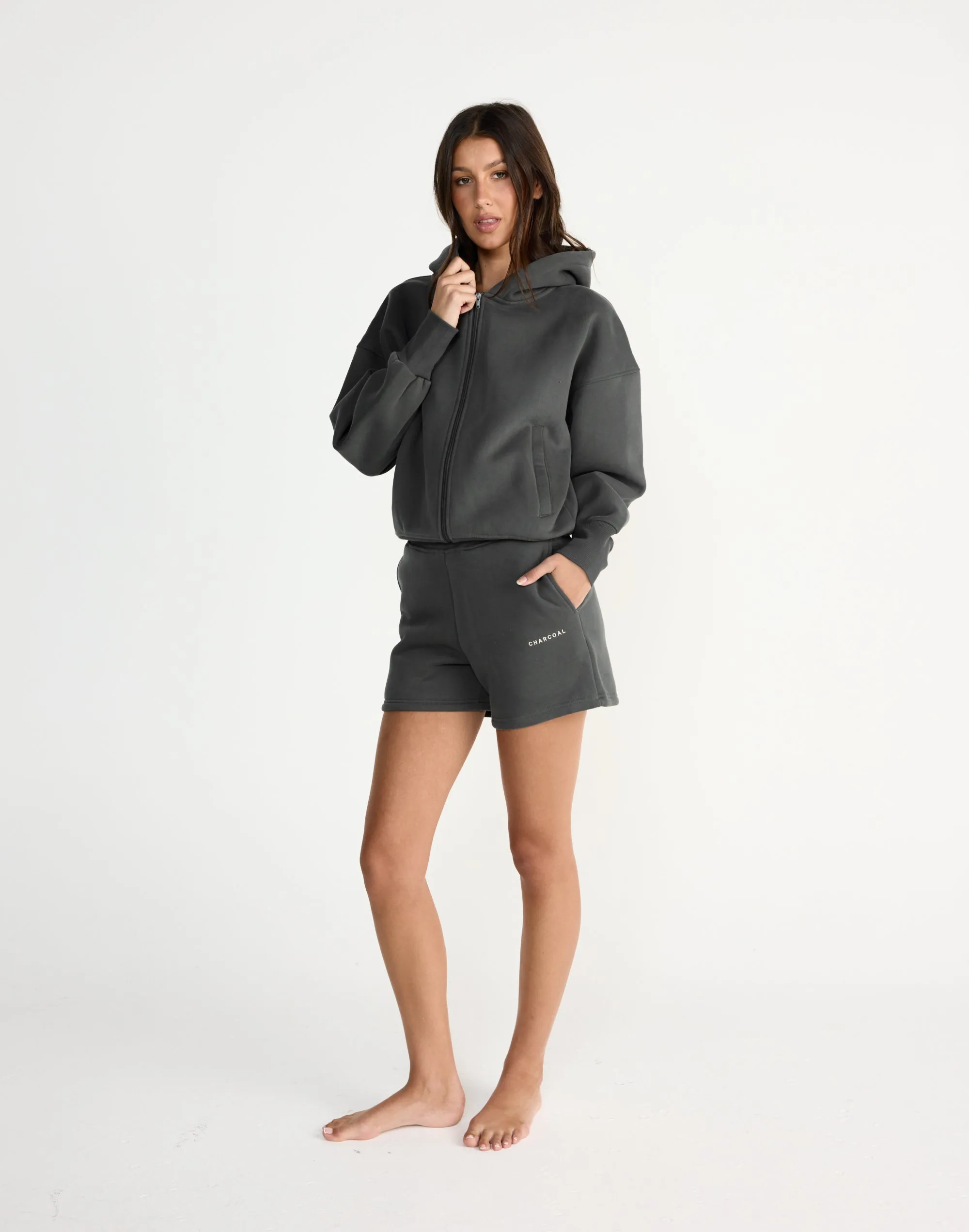 Elija Zip Hoodie (Slate)