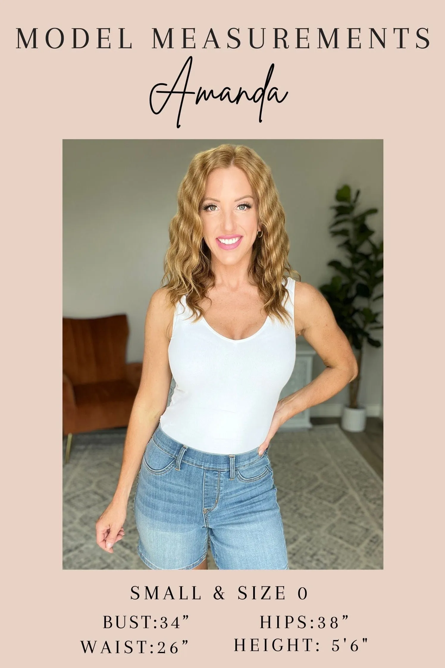 Ember High Rise Control Top Fray Hem Shorts