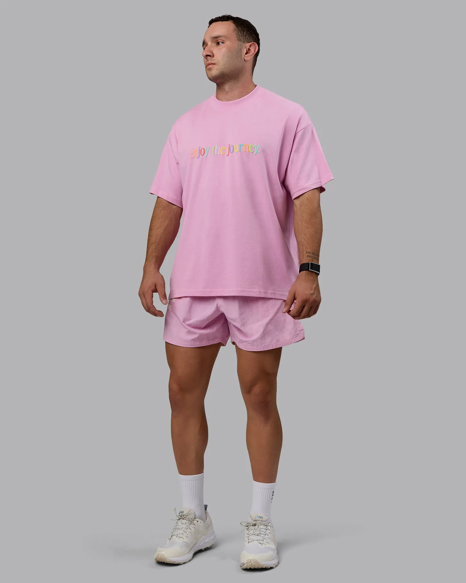 Enjoy The Journey 5" Shorts - Bubble Gum