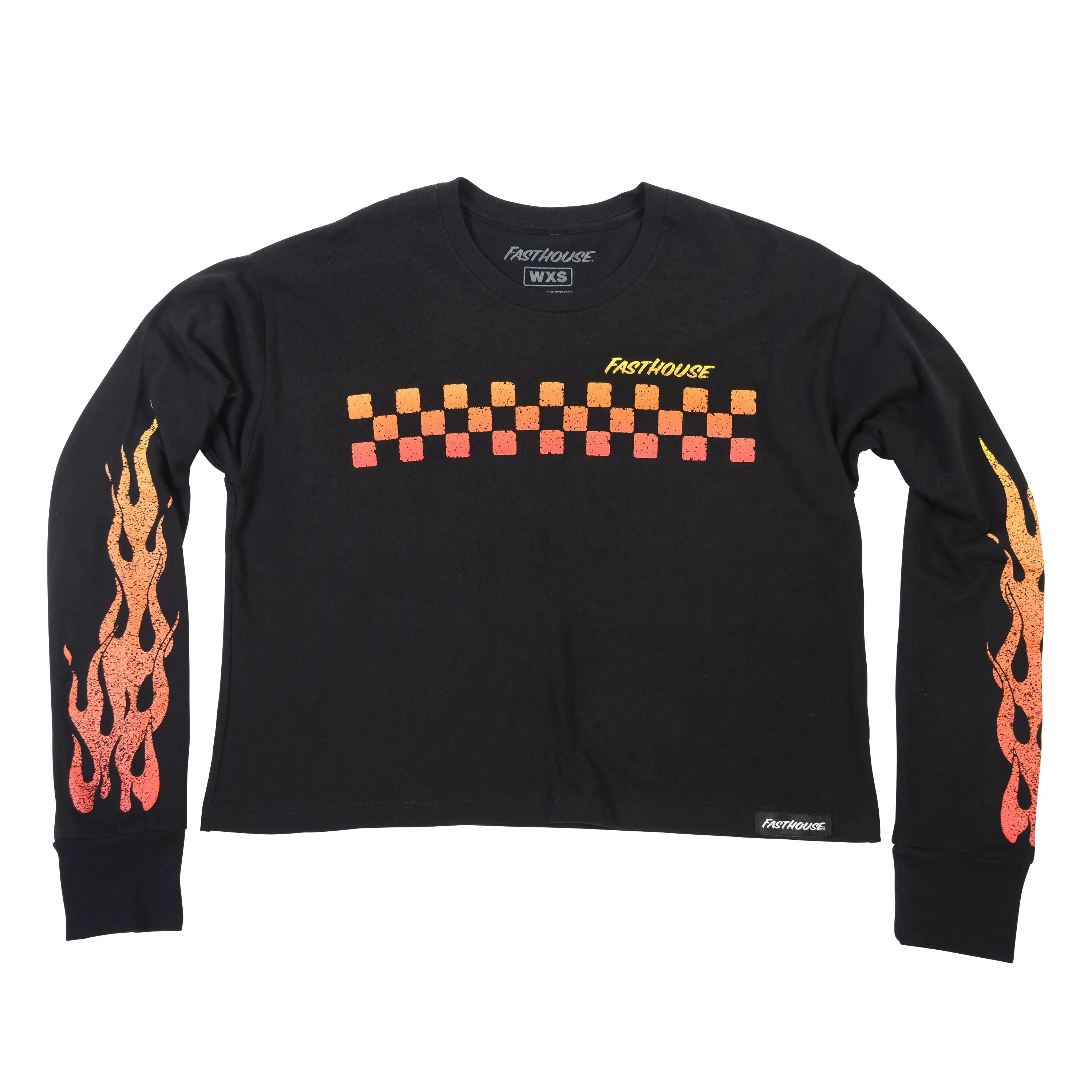 Fasthouse Women's Ricky Long Sleeve Crop Tee