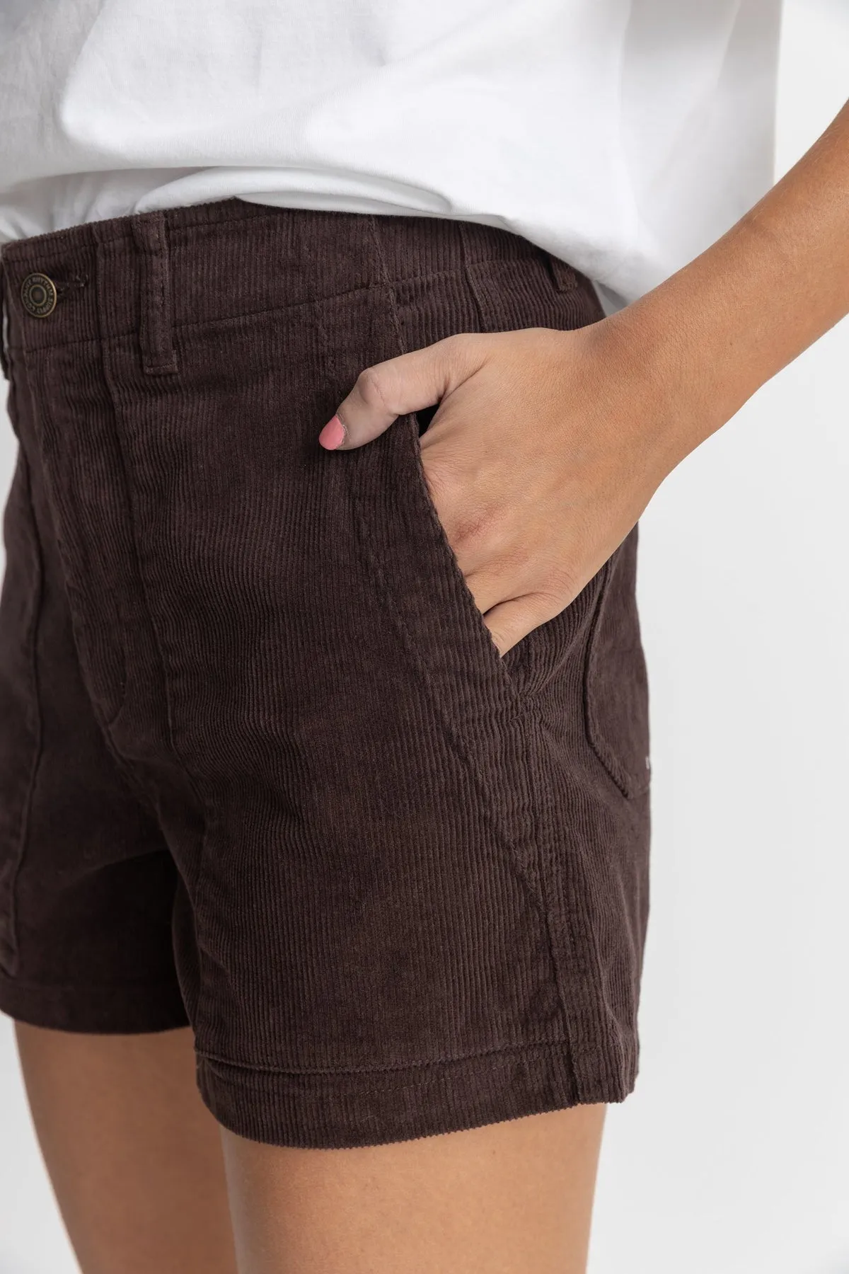 Fatigue Corduroy Short Chocolate