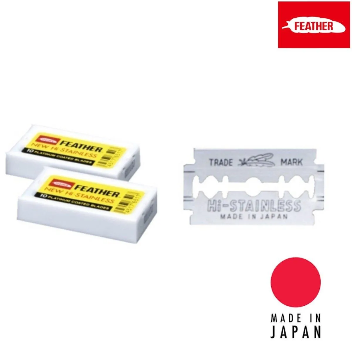 Feather Japan HI-STAINLESS Double Edge Replacement Blade