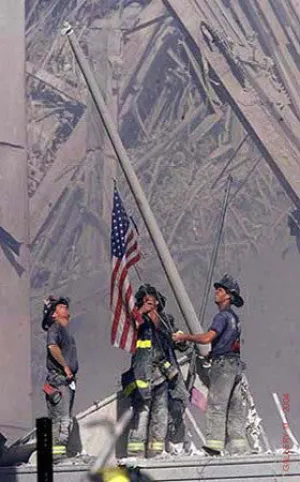 Flag Raising at Ground Zero