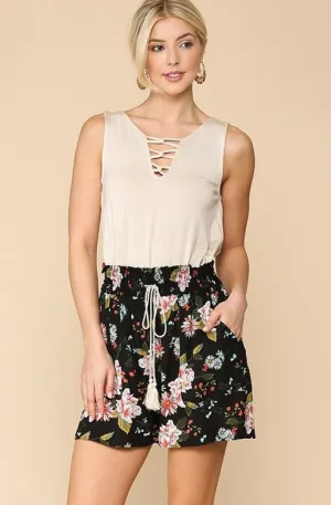 FLORAL DAZE PRINTED SHORTS