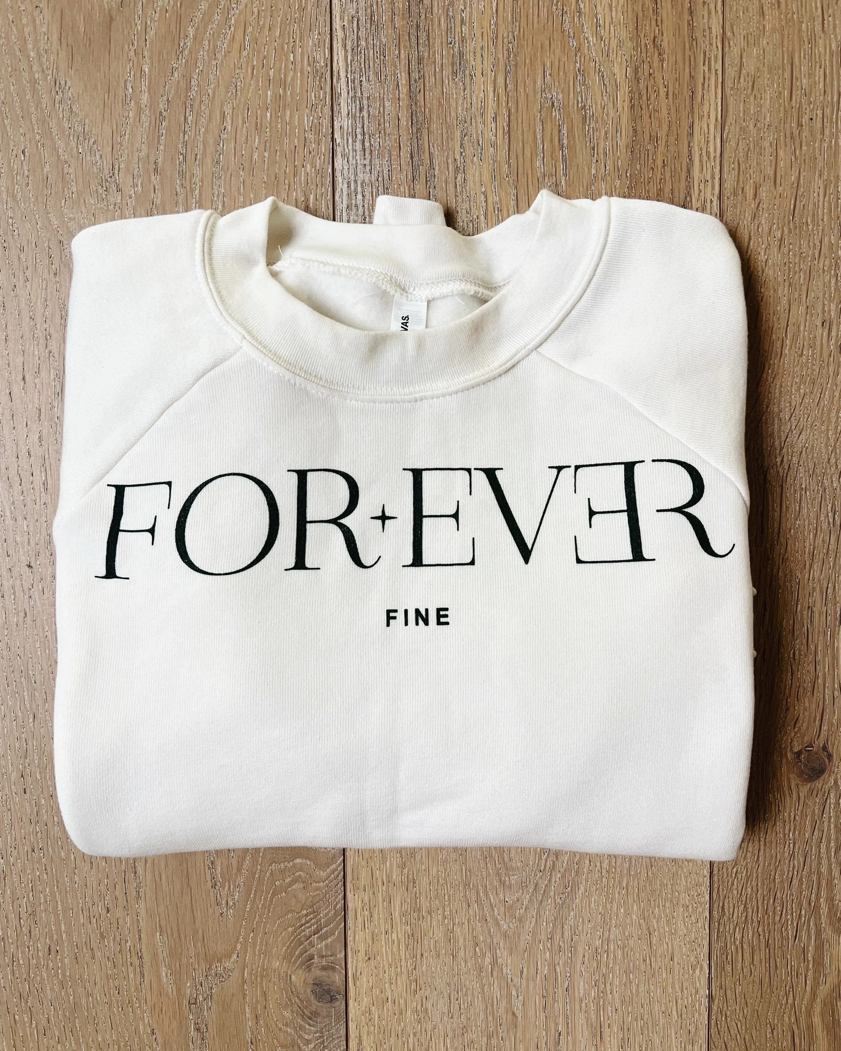 For Ever Fine Cropped Sweatshirt