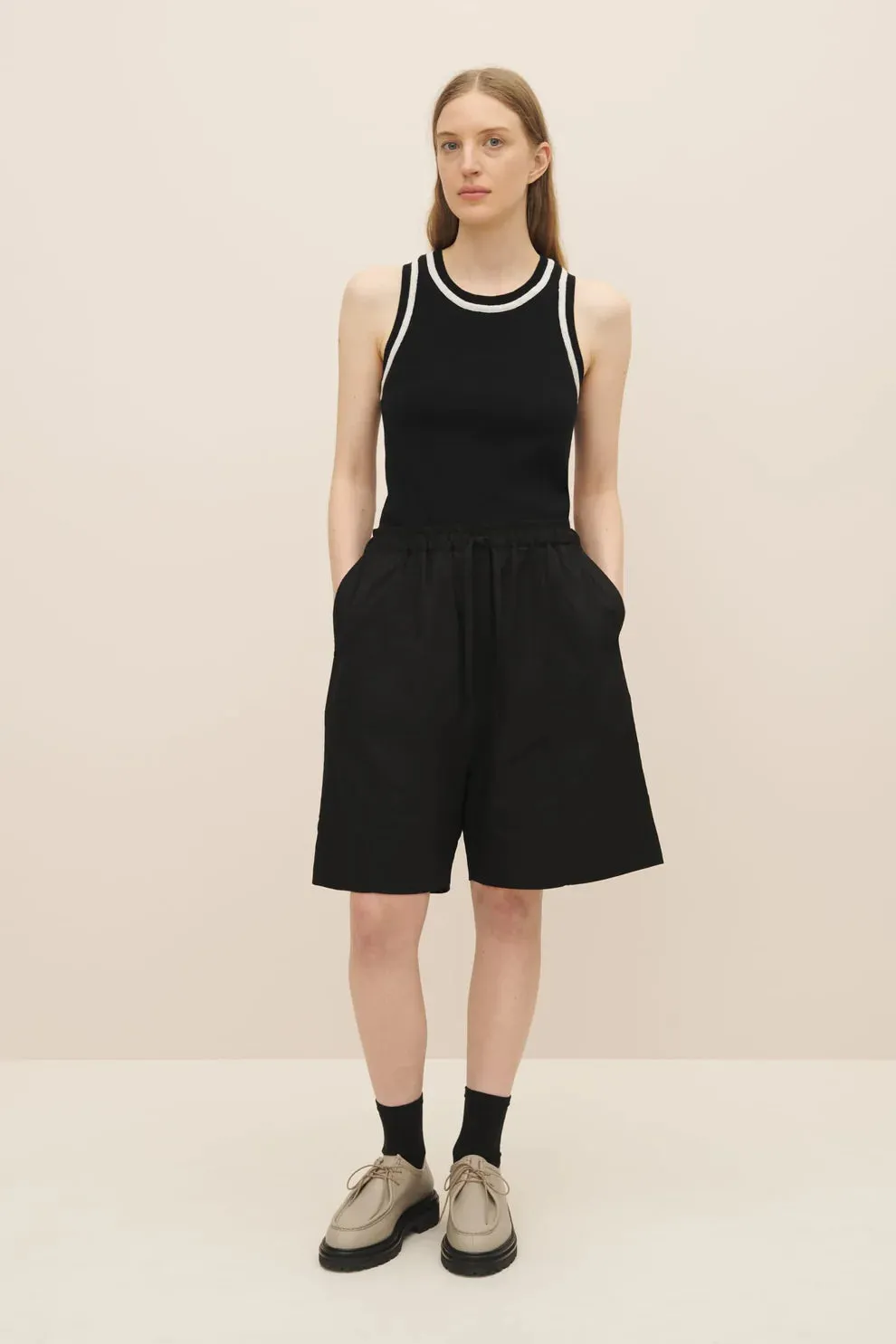 Fragment Shorts in Black | Kowtow