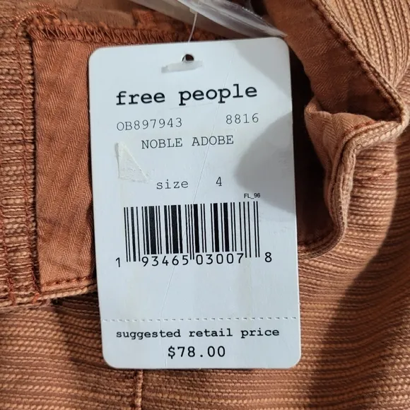 FREE PEOPLE Every Minute Every Hour Terra Cotta Button-Up Mini Skirt Noble Adobe