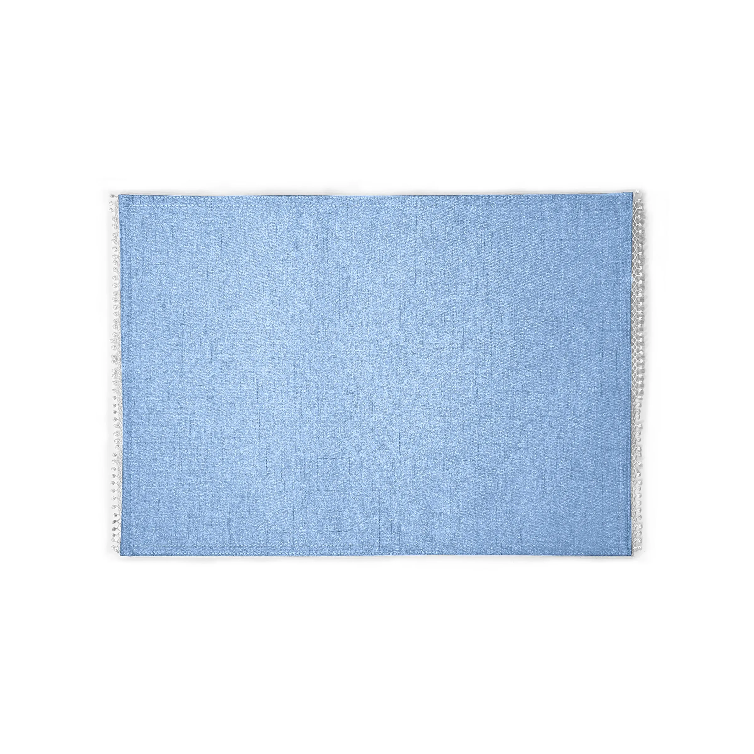 French Perle Periwinkle 13x18 Placemats, Set of 4