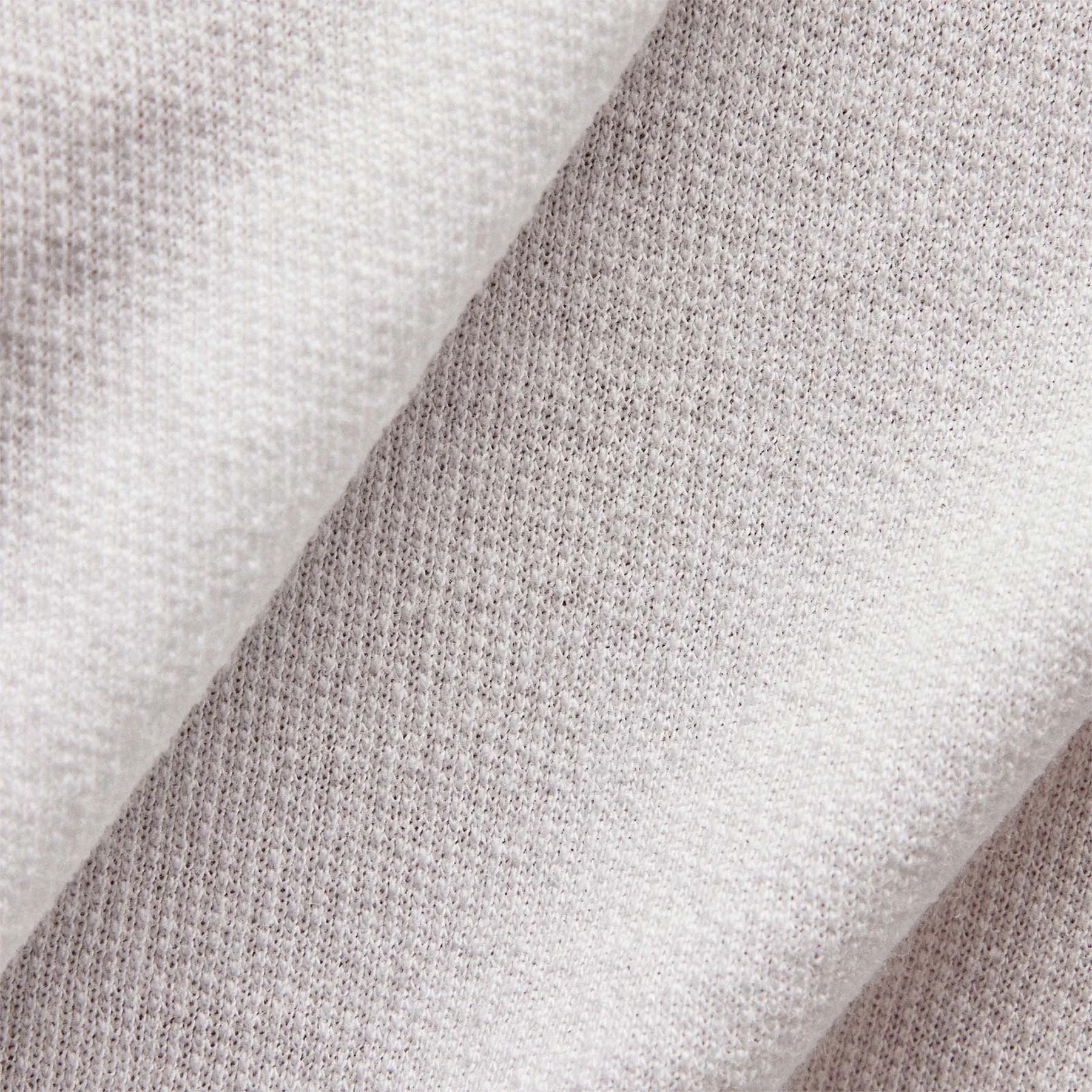 French Terry Pocket Crew - White