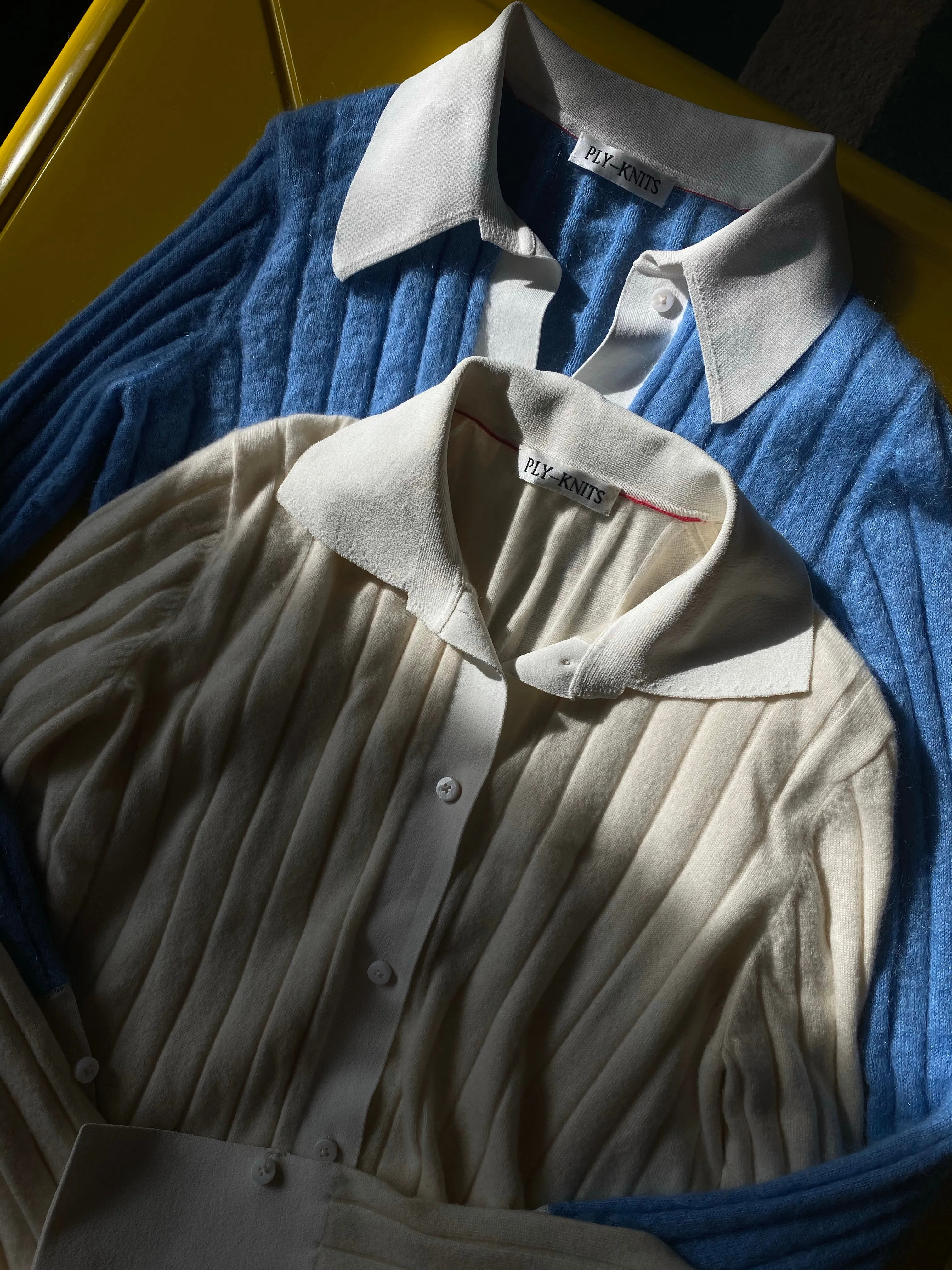 GILLIAN CROPPED SERIOUS SHIRT IN BANKER-BLUE