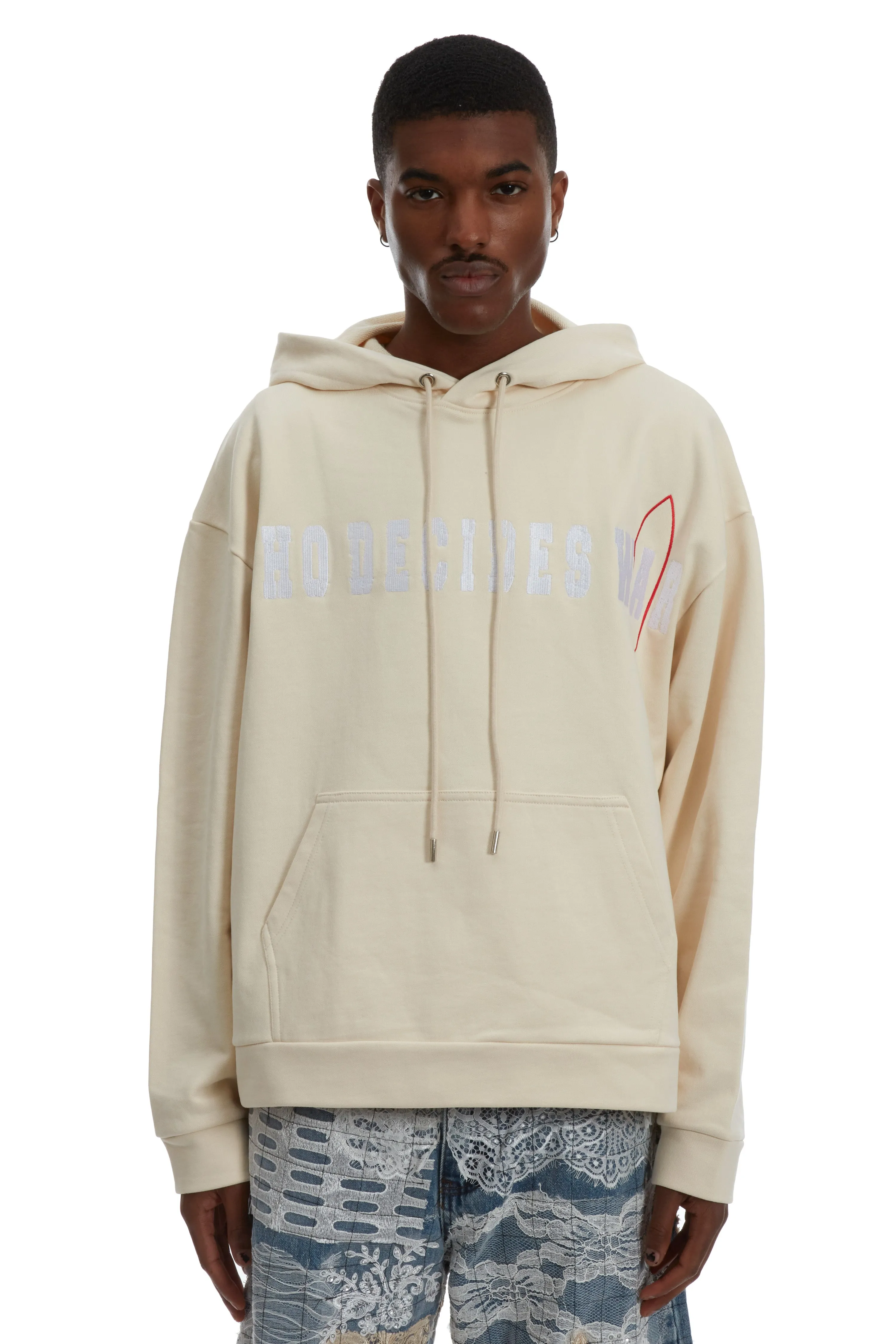 GLASS LOGO HOODED SWEATSHIRT