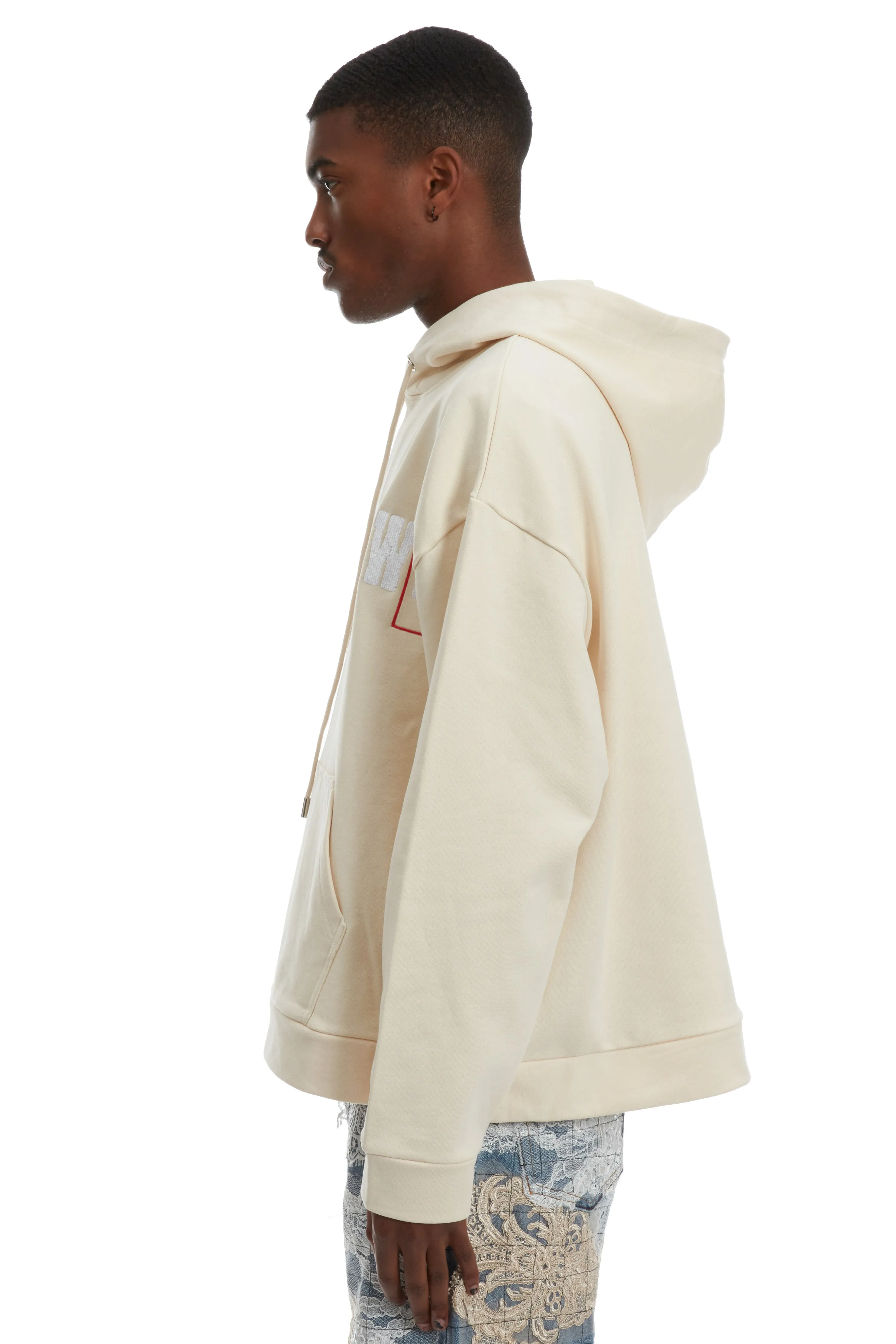 GLASS LOGO HOODED SWEATSHIRT