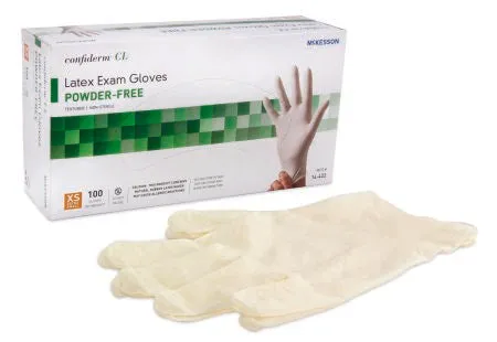 GLOVE EXAM LTX PF TEX XSM 100/BX 10BX/CS MCK BRAND