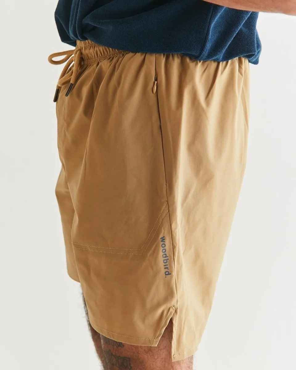 Haiden Tech Shorts - Camel