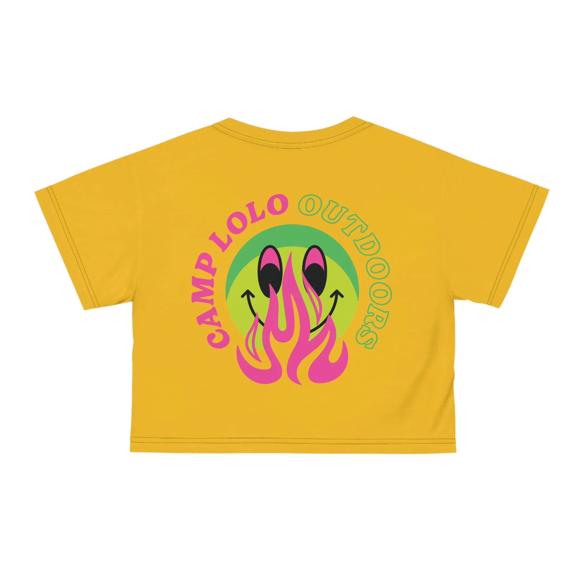Happy Camper Crop Tee